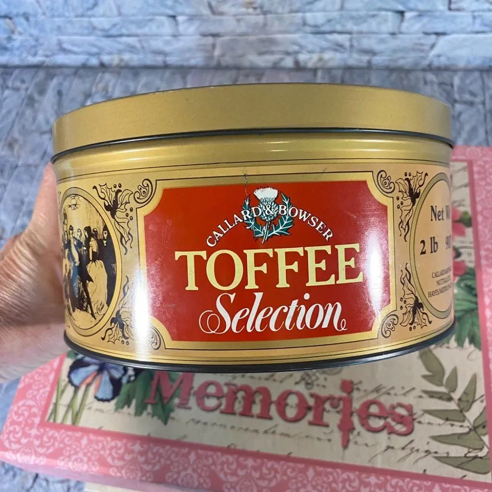 Callard & Bowser Vintage Toffee Tin Made in England Keepsake